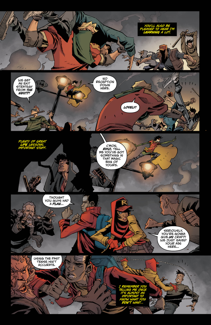 Illustration for article titled Exclusive DC preview: A gang of teen heroes assembles in We Are Robin #2